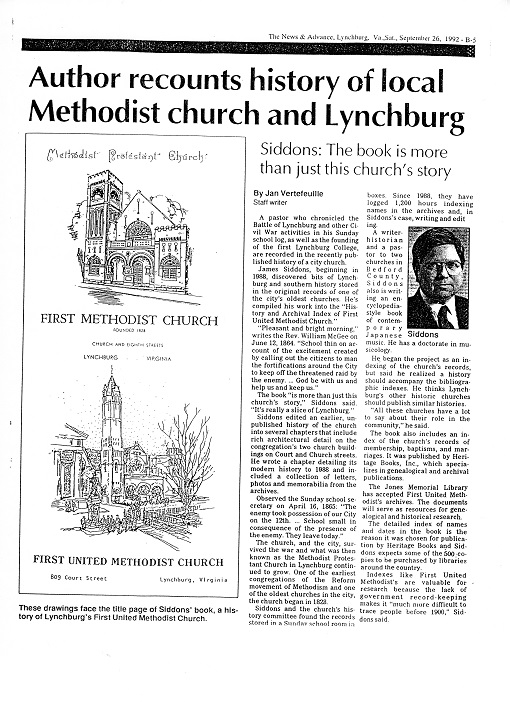 First Methodis Book Interview